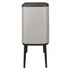 Κάδος απορριμμάτων Brabantia Bo Touch 1010451, 36 λίτρα, Ομαλό και αθόρυβο άνοιγμα, Μεγάλο άνοιγμα, Ανοιχτό γκρι