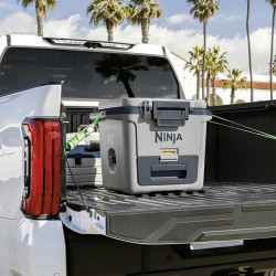 Ψυκτική θήκη Ninja FrostVault FB131EUGY, 28 λίτρα, Παθητική ψύξη, χωρητικότητα 48 κουτιών, Διατηρεί τον πάγο έως και 5 ημέρες, Ξηρό διαμέρισμα, Γκρι
