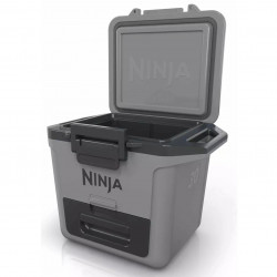 Ψυκτική θήκη Ninja FrostVault FB131EUGY, 28 λίτρα, Παθητική ψύξη, χωρητικότητα 48 κουτιών, Διατηρεί τον πάγο έως και 5 ημέρες, Ξηρό διαμέρισμα, Γκρι