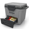 Ψυκτική θήκη Ninja FrostVault FB131EUGY, 28 λίτρα, Παθητική ψύξη, χωρητικότητα 48 κουτιών, Διατηρεί τον πάγο έως και 5 ημέρες, Ξηρό διαμέρισμα, Γκρι