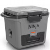 Ψυκτική θήκη Ninja FrostVault FB131EUGY, 28 λίτρα, Παθητική ψύξη, χωρητικότητα 48 κουτιών, Διατηρεί τον πάγο έως και 5 ημέρες, Ξηρό διαμέρισμα, Γκρι