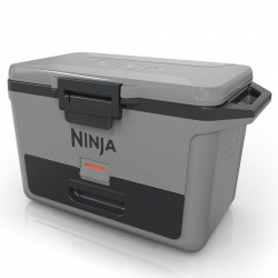 Ψυκτική θήκη Ninja FrostVault FB151EUGY, 47 λίτρα, Παθητική ψύξη, χωρητικότητα 80 κουτιών, Διατηρεί τον πάγο έως και 6 ημέρες, Ξηρό διαμέρισμα, Γκρι