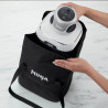 Φριτέζα με ζεστό αέρα 4 σε 1 Ninja CRISPi FN102EU, 1700 W, 3,8 + 1,4 λίτρα, 70-185 °C, TempWare, κεραμικές πλάκες, χωρίς PFAS, φορητός σχεδιασμός, λευκό