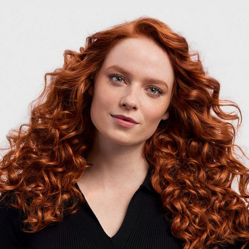 Σίδερο μαλλιών Dyson HS08 Airwrap i.d.™ Curly + Coily 142899-01 AmSi/PkCp, 1300 W, 13,5 l/s, Αυτόματη δημιουργία μπούκλων, Ιονισμός, 3 ταχύτητες, 3 θερμοκρασίες, Bluetooth, Κεχλιμπάρι/ροζ σαμπάνια