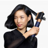 Σίδερο μαλλιών Dyson 107163-01 HS08 Airwrap i.d.™ T1/T2 PBu/RCo Straight + Wavy, 1300 W, 13,5 l/s, Αυτόματη δημιουργία μπούκλων, Ιονισμός, 3 ταχύτητες, 3 θερμοκρασίες, Bluetooth, Μπλε της Πρωσίας/χάλκινο χρώμα