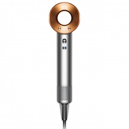 Στεγνωτήρας μαλλιών Dyson Supersonic Origin HD07 Ni/Cop 107830-01, 1600 W, 3 ταχύτητες, 4 επίπεδα θερμοκρασίας, 110 000 στροφές/λεπτό, ιονισμός, Air Multiplier, χρώμα νικελίου/χαλκού