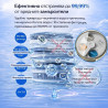 Φίλτρο RO αεροδιαστημικής ποιότητας για το NatureFlow F4, Αντίστροφη όσμωση, Απομακρύνει το μόλυβδο, τους ιούς κ.ά., Χωρίς BPA, Λευκό