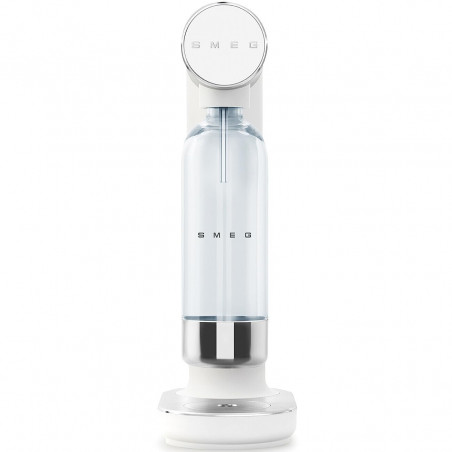 Μηχανή σόδας SMEG Collezione SKC01WHM, 800 ml, CO2, Βαλβίδα ασφαλείας, Δίσκος αποστράγγισης, Χειροκίνητη, Λευκό ματ