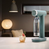 Μηχανή σόδας SMEG Collezione SKC01EGM, 800 ml, CO2, Βαλβίδα ασφαλείας, Δίσκος αποστράγγισης, Χειροκίνητη, Πράσινη