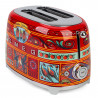 Τοστιέρα SMEG Dolce & Gabbana Sicily is my Love! TSF01DGEU, 950 W, 2 φέτες, 6 επίπεδα, Δοχείο για ψίχουλα, Ενσωματωμένο καλώδιο, Ανοξείδωτο ατσάλι, Πολύχρωμη