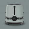 Τοστιέρα SMEG 50's Style Porsche TSF01PSGEU, 950 W, 2 φέτες, 6 επίπεδα, Δίσκος για ψίχουλα, Ενσωματωμένο καλώδιο, Ανοξείδωτο ατσάλι, Πράσινο