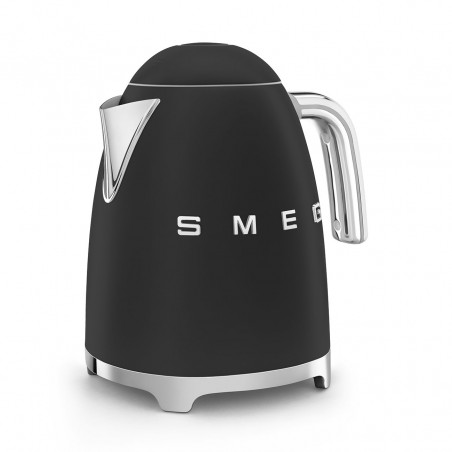 Ηλεκτρική κανάτα SMEG KLF03BLMEU, 2400 W, 1,7 λ, βάση 360°, ματ φινίρισμα, μαύρο