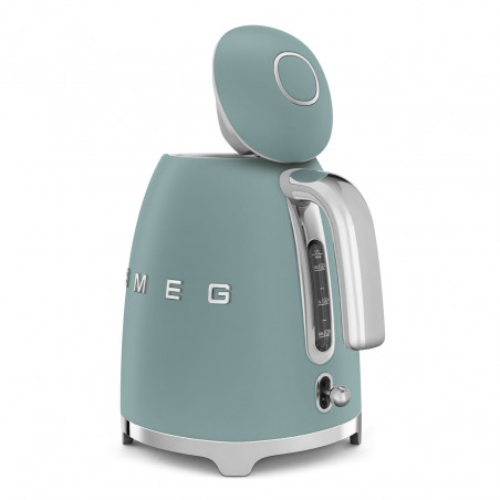 Ηλεκτρική κανάτα SMEG KLF03EGMEU, 2400 W, 1,7 λ, βάση 360°, ματ φινίρισμα, σμαραγδένιο πράσινο