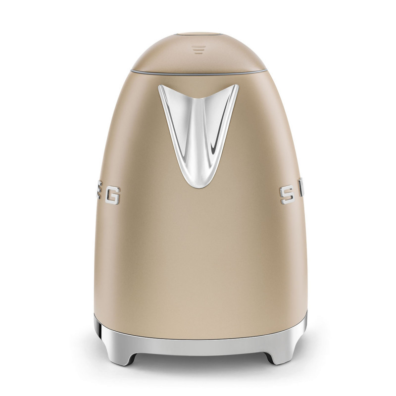 Ηλεκτρική κανάτα SMEG KLF03CHMEU, 2400 W, 1,7 λ, βάση 360°, ματ φινίρισμα, χρώμα σαμπάνιας