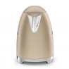 Ηλεκτρική κανάτα SMEG KLF03CHMEU, 2400 W, 1,7 λ, βάση 360°, ματ φινίρισμα, χρώμα σαμπάνιας