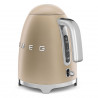Ηλεκτρική κανάτα SMEG KLF03CHMEU, 2400 W, 1,7 λ, βάση 360°, ματ φινίρισμα, χρώμα σαμπάνιας