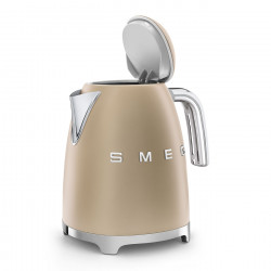 Ηλεκτρική κανάτα SMEG KLF03CHMEU, 2400 W, 1,7 λ, βάση 360°, ματ φινίρισμα, χρώμα σαμπάνιας
