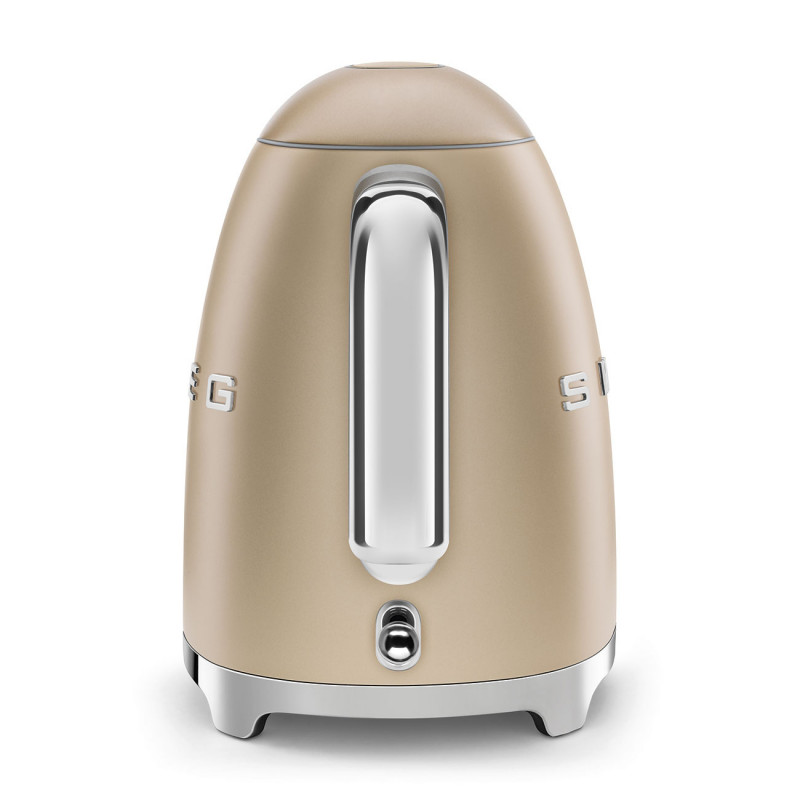 Ηλεκτρική κανάτα SMEG KLF03CHMEU, 2400 W, 1,7 λ, βάση 360°, ματ φινίρισμα, χρώμα σαμπάνιας
