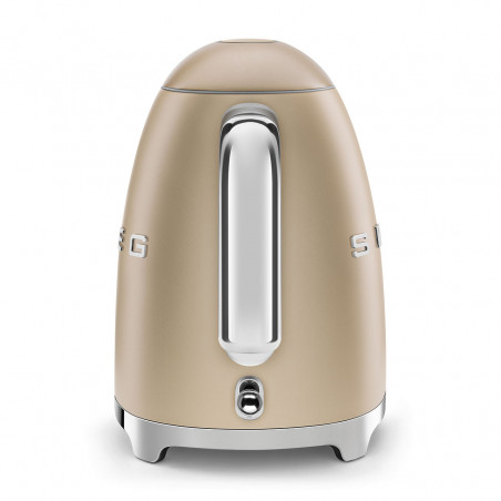 Ηλεκτρική κανάτα SMEG KLF03CHMEU, 2400 W, 1,7 λ, βάση 360°, ματ φινίρισμα, χρώμα σαμπάνιας