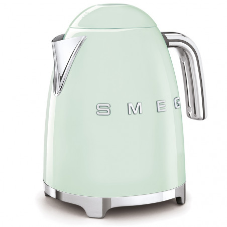 Ηλεκτρική κανάτα SMEG KLF03PGEU, 2400 W, 1,7 λ, βάση 360°, γυαλιστερό φινίρισμα, παστέλ πράσινο