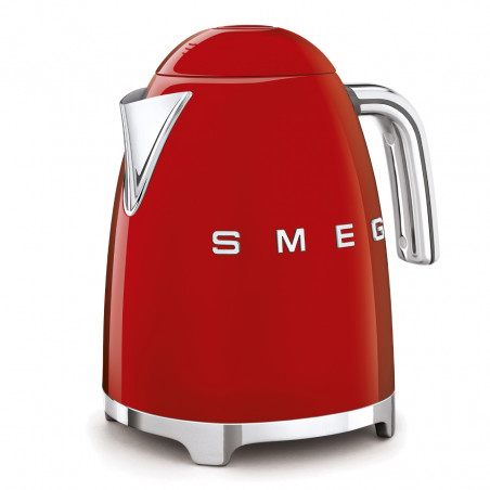 Ηλεκτρική κανάτα SMEG KLF03RDEU, 2400 W, 1,7 λ, βάση 360°, γυαλιστερό φινίρισμα, κόκκινη