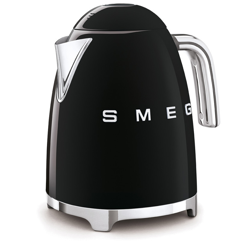 Ηλεκτρική κανάτα SMEG KLF03BLEU, 2400 W, 1,7 λ, βάση 360°, γυαλιστερό φινίρισμα, μαύρο