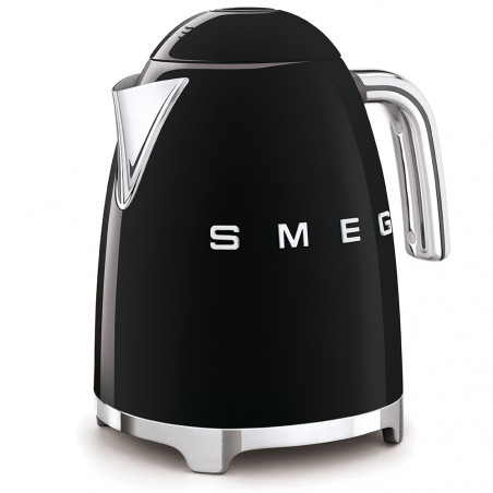 Ηλεκτρική κανάτα SMEG KLF03BLEU, 2400 W, 1,7 λ, βάση 360°, γυαλιστερό φινίρισμα, μαύρο