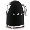 Ηλεκτρική κανάτα SMEG KLF03BLEU, 2400 W, 1,7 λ, βάση 360°, γυαλιστερό φινίρισμα, μαύρο
