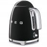 Ηλεκτρική κανάτα SMEG KLF03BLEU, 2400 W, 1,7 λ, βάση 360°, γυαλιστερό φινίρισμα, μαύρο