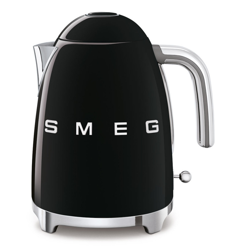 Ηλεκτρική κανάτα SMEG KLF03BLEU, 2400 W, 1,7 λ, βάση 360°, γυαλιστερό φινίρισμα, μαύρο