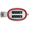 Τοστιέρα SMEG 50's Style TSF01RDEU, 950 W, 2 φέτες, 6 επίπεδα, Δίσκος για ψίχουλα, Ενσωματωμένο καλώδιο, Ανοξείδωτο ατσάλι, Κόκκινο