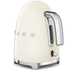 Ηλεκτρική κατσαρόλα SMEG KLF03CREU, 2400 W, 1,7 λ, βάση 360°, γυαλιστερό φινίρισμα, κρεμ