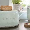 Τοστιέρα SMEG 50's Style TSF01PGEU, 950 W, 2 φέτες, 6 επίπεδα, Δίσκος για ψίχουλα, Ενσωματωμένο καλώδιο, Ανοξείδωτο ατσάλι, Πράσινο