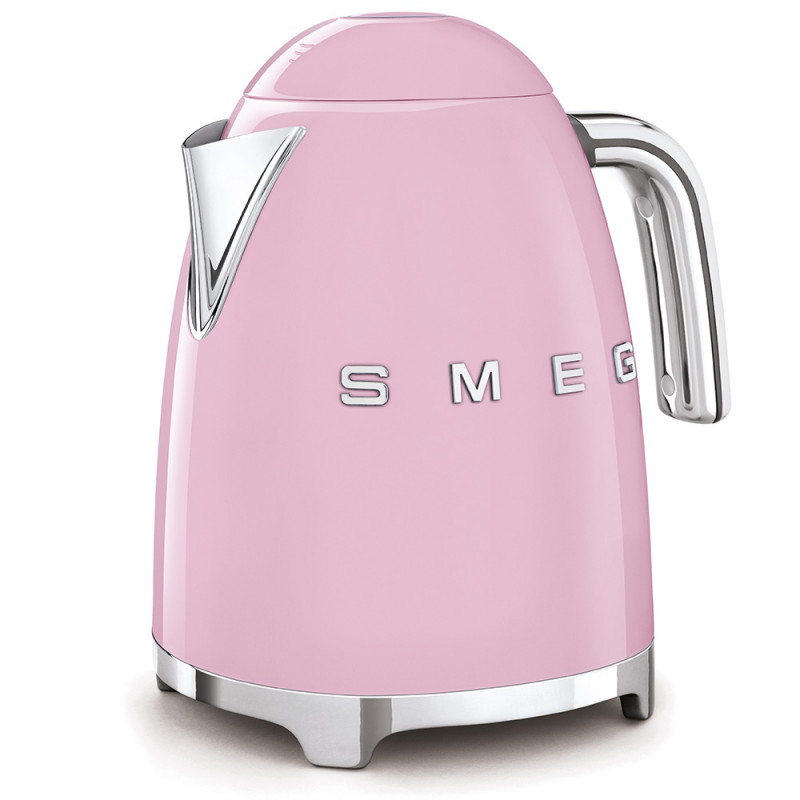 Ηλεκτρική κανάτα SMEG KLF03PKEU, 2400 W, 1,7 λ, βάση 360°, γυαλιστερό φινίρισμα, ροζ