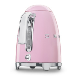Ηλεκτρική κανάτα SMEG KLF03PKEU, 2400 W, 1,7 λ, βάση 360°, γυαλιστερό φινίρισμα, ροζ