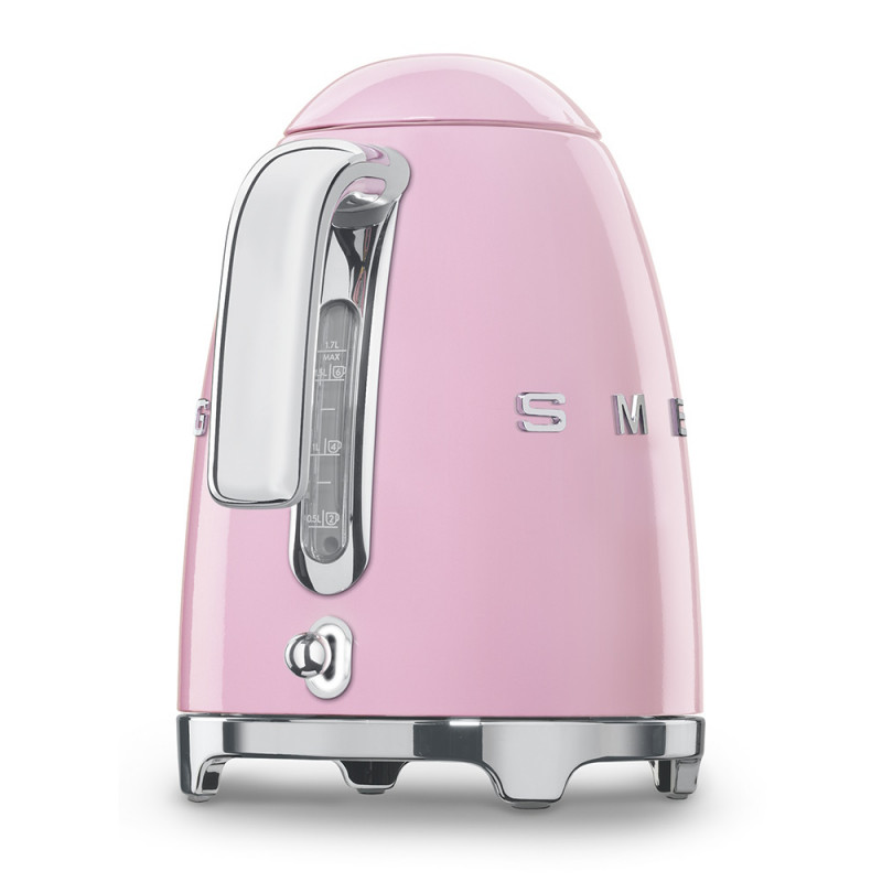Ηλεκτρική κανάτα SMEG KLF03PKEU, 2400 W, 1,7 λ, βάση 360°, γυαλιστερό φινίρισμα, ροζ