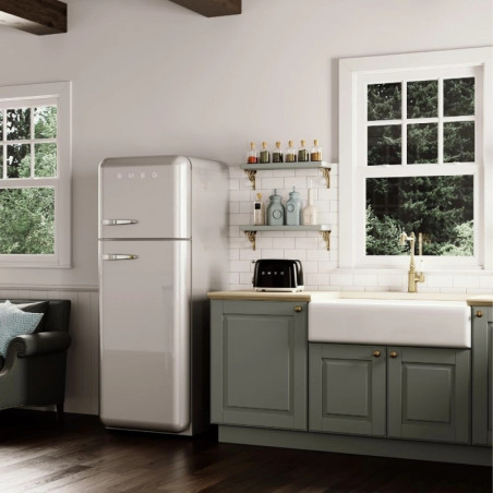 Τοστιέρα SMEG 50's Style TSF01BLEU, 950 W, 2 φέτες, 6 επίπεδα, Δίσκος για ψίχουλα, Ενσωματωμένο καλώδιο, Ανοξείδωτο ατσάλι, Μαύρο