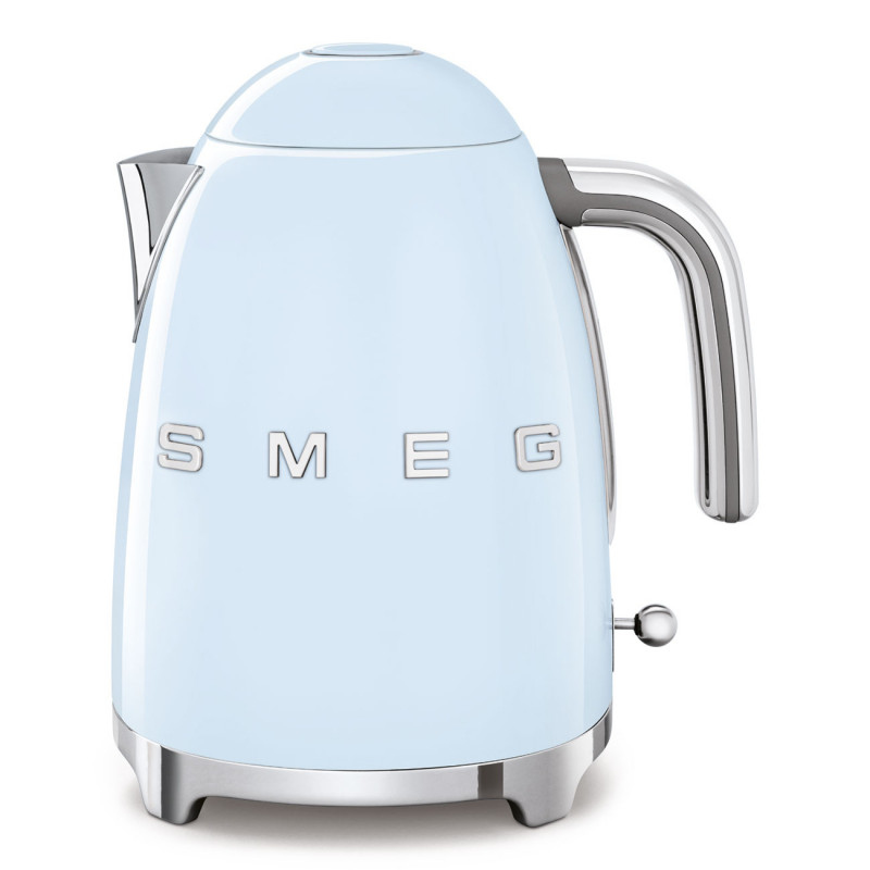 Ηλεκτρική κανάτα SMEG KLF03PBEU, 2400 W, 1,7 λ, βάση 360°, γυαλιστερό φινίρισμα, παστέλ μπλε