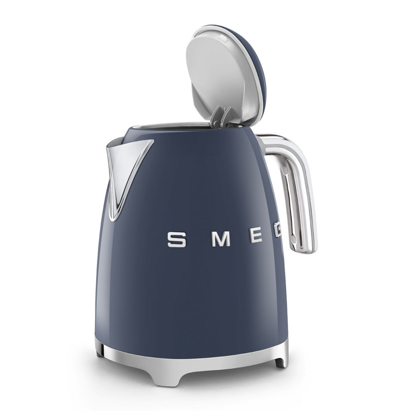 Ηλεκτρική κατσαρόλα SMEG KLF03NBEU, 2400 W, 1,7 λ, βάση 360°, γυαλιστερό φινίρισμα, μπλε της θάλασσας