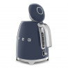 Ηλεκτρική κατσαρόλα SMEG KLF03NBEU, 2400 W, 1,7 λ, βάση 360°, γυαλιστερό φινίρισμα, μπλε της θάλασσας