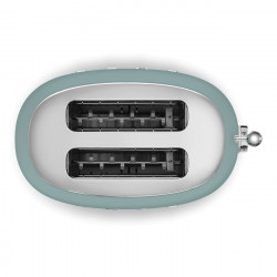 Τοστιέρα SMEG 50's Style TSF01EGMEU, 950 W, 2 φέτες, 6 επίπεδα, Δίσκος για ψίχουλα, Ενσωματωμένο καλώδιο, Ανοξείδωτο ατσάλι, Σμαραγδένιο πράσινο