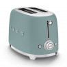 Τοστιέρα SMEG 50's Style TSF01EGMEU, 950 W, 2 φέτες, 6 επίπεδα, Δίσκος για ψίχουλα, Ενσωματωμένο καλώδιο, Ανοξείδωτο ατσάλι, Σμαραγδένιο πράσινο