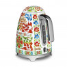Ηλεκτρική κανάτα SMEG Dolce & Gabbana KLF03DGEU, 2400 W, 1,7 λ, βάση 360°, γυαλιστερό φινίρισμα, πολύχρωμη