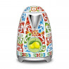 Ηλεκτρική κανάτα SMEG Dolce & Gabbana KLF03DGEU, 2400 W, 1,7 λ, βάση 360°, γυαλιστερό φινίρισμα, πολύχρωμη