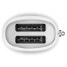 Τοστιέρα SMEG 50's Style TSF01WHMEU, 950 W, 2 φέτες, 6 επίπεδα, Δοχείο για ψίχουλα, Ενσωματωμένο καλώδιο, Ανοξείδωτο ατσάλι, Λευκό ματ