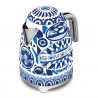 Ηλεκτρική κανάτα SMEG Dolce & Gabbana KLF03DGBEU, 2400 W, 1,7 λ, βάση 360°, γυαλιστερό φινίρισμα, μεσογειακό μπλε