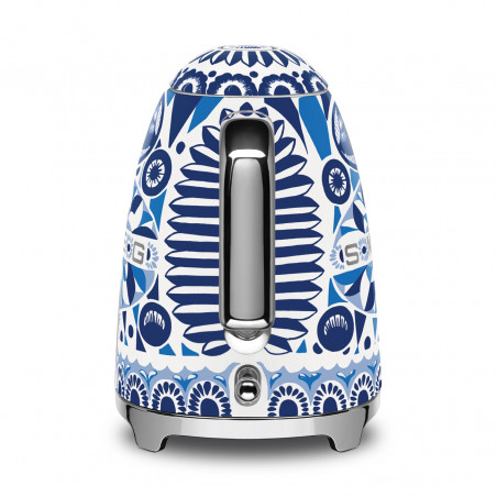 Ηλεκτρική κανάτα SMEG Dolce & Gabbana KLF03DGBEU, 2400 W, 1,7 λ, βάση 360°, γυαλιστερό φινίρισμα, μεσογειακό μπλε