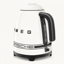 Ηλεκτρική κανάτα SMEG Porsche KLF03PCWEU, 2400 W, 1,7 λ, βάση 360°, γυαλιστερό φινίρισμα, λευκό