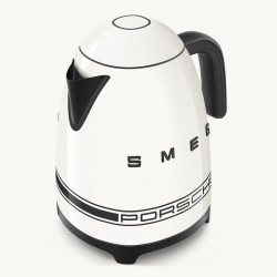 Ηλεκτρική κανάτα SMEG Porsche KLF03PCWEU, 2400 W, 1,7 λ, βάση 360°, γυαλιστερό φινίρισμα, λευκό