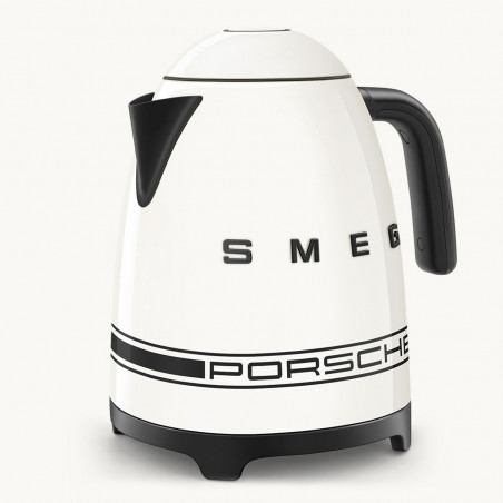 Ηλεκτρική κανάτα SMEG Porsche KLF03PCWEU, 2400 W, 1,7 λ, βάση 360°, γυαλιστερό φινίρισμα, λευκό